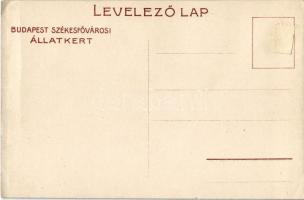 Budapest Székesfővárosi Állatkert reklámlapja: Vitorláshal / Budapest zoo advertisement art postcard...