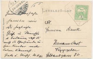 1913 Holcmány, Holzmengen, Hosman; Ansicht / látkép télen. Photograph Fr. Theil / general view in wi...