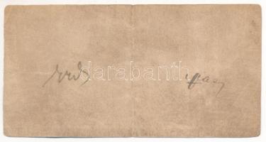 Orosz Birodalom / Szpasszkoje hadifogolytábor ~1914-1918. I k "Ascher-konyha" pénzjegye T:...