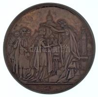 1879. &quot;Székesfehérvári Országos Kiállítás&quot; bronz emlékérem (450mm) T:AU,XF / Hungary 1879. &quot;Székesfehérvár National Exposition 1879&quot; bronze commemorative medallion (50mm) C:AU,XF