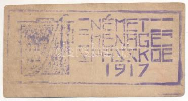 Orosz Birodalom / Szpasszkoje hadifogolytábor ~1914-1918. 5k "Német-konyha" pénzjegye T:F ...