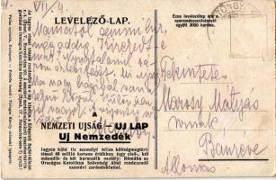 1925 Szent Év Magyarok Nemzeti zarándoklata Rómába. A Nemzeti Újság ingyenes római utazás nyereményj...