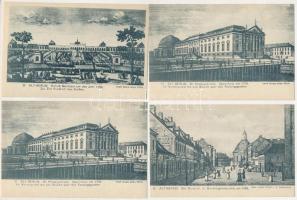 BERLIN - 12 db régi város képeslap, néhány ugyanolyan / 12 pre-1945 town-view postcards, few duplica...