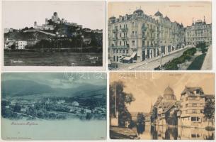 8 db régi város képeslap / 8 pre-1945 town-view postcards