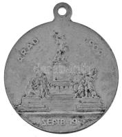 1909. "Arad 1909 Septb. 19. / Aradi 'Kossuth' Asztaltársaság" ezüstözött bronz emlékérem, füllel (25mm) T:XF / Hungary 1909. "Arad 1909 Septb. 19. / Aradi 'Kossuth' Asztaltársaság ('Kossuth' Table Society of Arad)" silver plated bronze commemorative medallion, with ear (25mm) C:XF