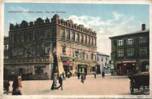 Jaroslaw old castle with boutique, the shops of Wassermann, Silbermann, Bronislaw Klegan and Czerniowksi (EK)