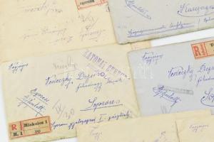 1920 Nedeczky Dezső főhadnagynak, a m. kir. (18.) soproni gyalogezred I. zlj. tagjának címzett ajánl...