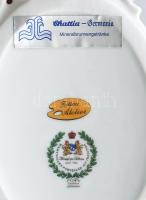 Bavaria porcelán kép, jelzett, eredeti dobozában, 16x11 cm