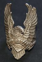 Sast ábrázoló ezüst (Ag) gyűrű 15,5g