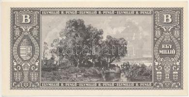 1946. 1.000.000BP "MÉE XXV. vándorgyűlése" felülbélyegzéssel T:AU
Adamo P37