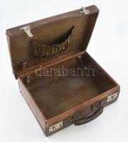 Utazóbőrönd Marhabőr 34x25 cm