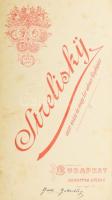 Gottschlig Ágoston (1869-1951) tea-, rum-, likőr- és konyakgyáros, keményhátú fotó Strelisky budapes...