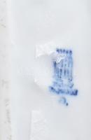 Zsolnay porcelán őzmama a gidájával figura, kézzel festett, jelzett, hibátlan, m: 8 cm