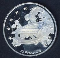 Kongó 2003. 10Fr Ag "Euró" T:PP Tanúsítvánnyal!