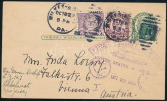 1928 Zeppelin első repülés levelezőlap Bécsbe / Zeppelin first flight cover to Vienna