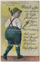 Feldberg (Bad. Schwarzwald), leporellocard with 10 pictures, German folklore (Rb)