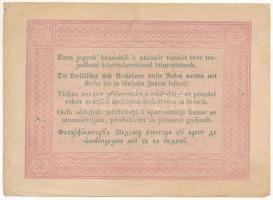 1848. 5Ft "Kossuth bankó" barna nyomat, "ÜQ.a. 387658" T:VF lyuk /
Hungary 1848...