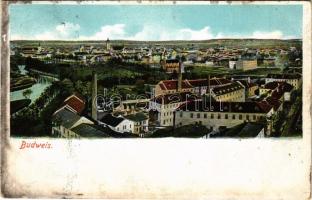 1908 Ceské Budejovice, Budweis; general view (fl)