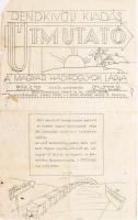 1946 Útmutató - a magyar hadifoglyok lapja Mailly le Camp szerk: Márai-Grosschmied László és dr. Tátray István. 2p