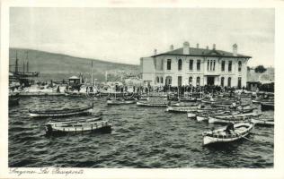 Smyrna pier with rowing boats