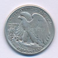 Amerikai Egyesült Államok 1942. 1/2$ Ag "Walking Liberty" T:VF USA 1942. 1/2 Dollar Ag &qu...