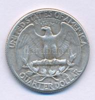 Amerikai Egyesült Államok 1963. 1/4$ Ag "Washington" T:VF USA 1963. 1/4 Dollar Ag "Wa...