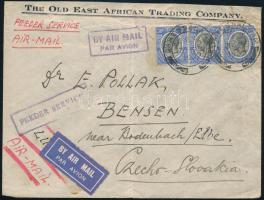 1932 Légi levél Csehszlovákiába / Airmail cover to Czechoslovakia