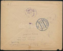 1923 Expressz légi levél Krakkóba / Express airmail cover to Krakow