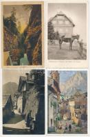 42 db RÉGI osztrák város képeslap vegyes minőségben, Bécs nélkül / 42 pre-1945 Austrian town-view postcards in mixed quality, without Wien (Vienna)