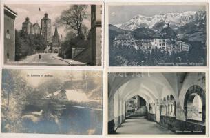 42 db RÉGI osztrák város képeslap vegyes minőségben, Bécs nélkül / 42 pre-1945 Austrian town-view po...