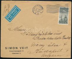 1938 Légi levél / Airmail cover