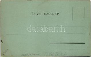 Kassa, Kosice; székesegyház este, piac. Vitéz A. kiadása / cathedral at night, market (EK)