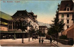 Montreux, La gare / railway station (EK)