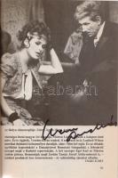 Színházi élet Budapesten 1986. (Többszörösen dedikált és aláírt.)
[Budapest], (1986). (Színházak Kö...