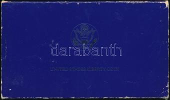 Amerikai Egyesült Államok 1986S 1/2$ Cu-Ni "Bevándorlók Nemzete" + 1986S 1$ Ag "Szaba...