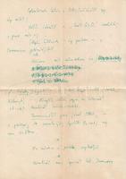 Illés Endre (1902-1986) író, műfordító, szerkesztő, a Szépirodalmi Könyvkiadó igazgatója által írt, ...