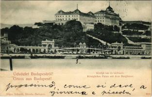 1898 (Vorläufer) Budapest I. Királyi lak és várbazár (ázott / wet damage)