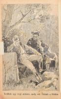 Jules Verne: Sándor Mátyás I-II. Képes kiadás. Bp., 1897. Eisler G. kiadása. Kiadói félvászon-kötésb...
