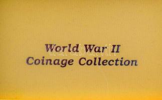 Amerikai Egyesült Államok 1941-1945. 17db-os forgalmi érmékből álló gyűjtemény, viseltes "World...