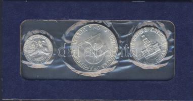 USA 1976. 1/4$ Ag "Washington", 1/2$ Ag "Kennedy", 1$ Ag "Roosevelt" s...
