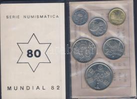 Spanyolország 1980. 50c-100P 6klf db, "Labdarúgó VB" szettben T:1