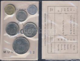 Spanyolország 1980. 50c-100P 6klf db, "Labdarúgó VB" szettben T:1