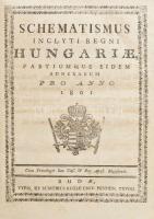 Annus a nativitate salvatoris nostri Jesu Christi M. DCCC. I. communis dierum 365. stylo Gregoriano,...