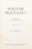 1929 Magyar Művészet szerk Majovszky Pál. V. évfolyam bekötve, Egészvászon kötésben