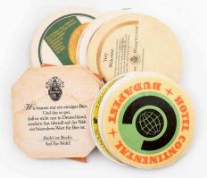 Söralátét-gyűjtemény, több mint 250-300 db magyar és külföldi alátét, változatos darabokkal (közte I...