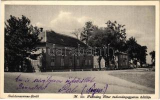 1936 Balatonszemes, M. kir. Pázmány Péter tudományegyetem üdülője (EK)