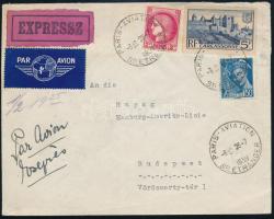 1939 Expressz légi levél / Express airmail cover