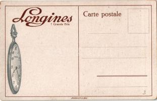 Longines, Au XVI siécle, le cadran solaire marquait les heures / Longines Swiss watch advertisement