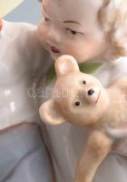 Grafenthal? gyermekpár éjjel. Sorszámozott, hibátlan, m: 14 cm