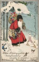 Christmas Santa litho (EB)